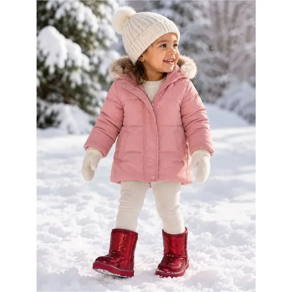 UGG Red Classic 2 Gel Hearts Boot Youth Sz 6 Girly Winter Valentines Indie Sweet